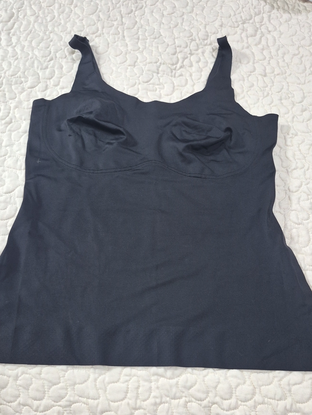 Ruby Ribbon Black Supportive Camisole Tank